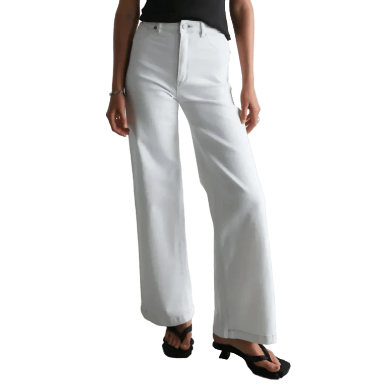 94 Wide Western White Jean - Womens