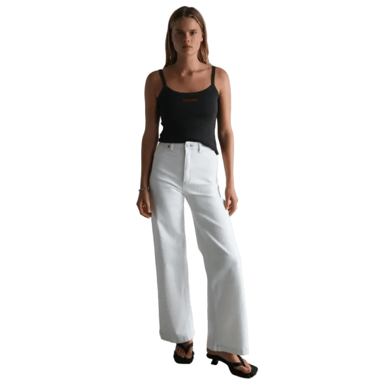 94 Wide Western White Jean - Womens - Image 2