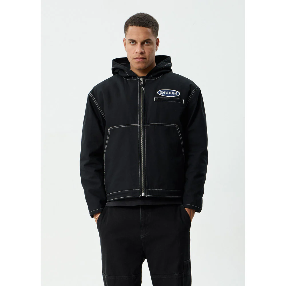 Afends Supply Recycled Workwear Hooded Jacket