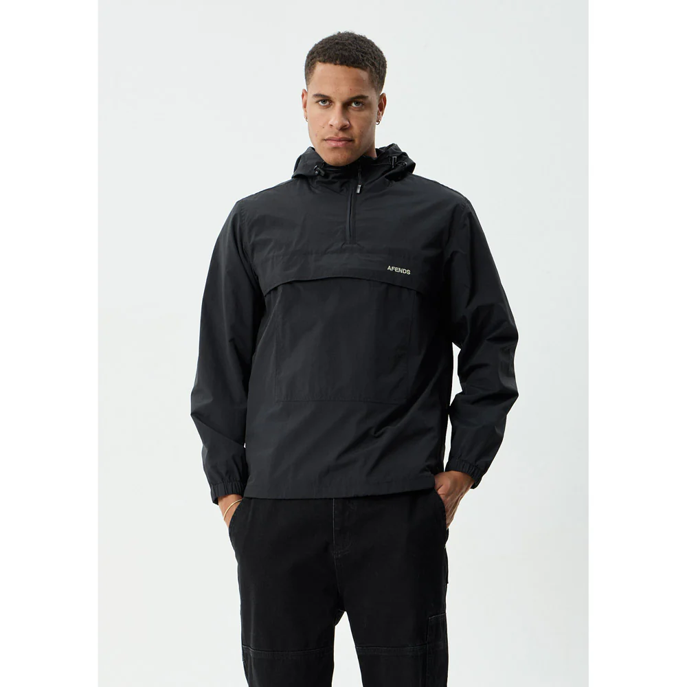 Afends System Water Resistant Spray Anorak Jacket
