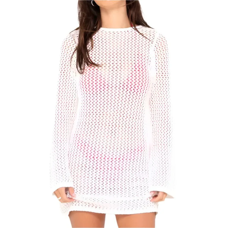 Amalfi Long Sleeve Knit Mini Dress - Womens - Image 2