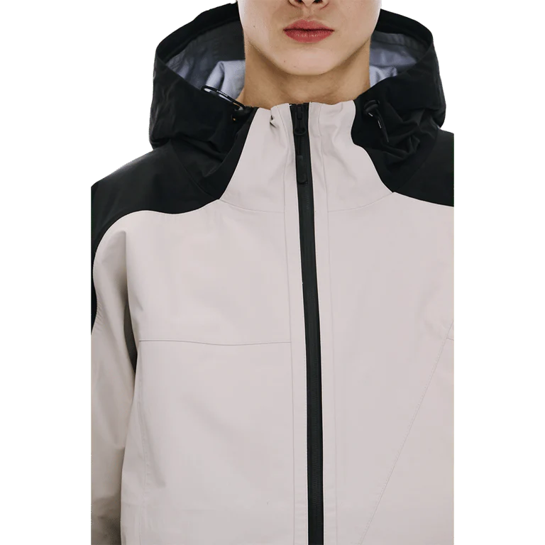 Asymmetric 3L Seam Sealing Hooded Shell Snowboard Jacket - Image 10
