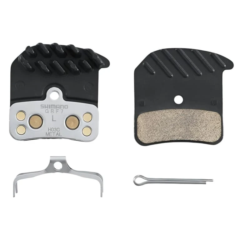 Bike Metal Pad & Spring H03C w/ Fin BR-M820