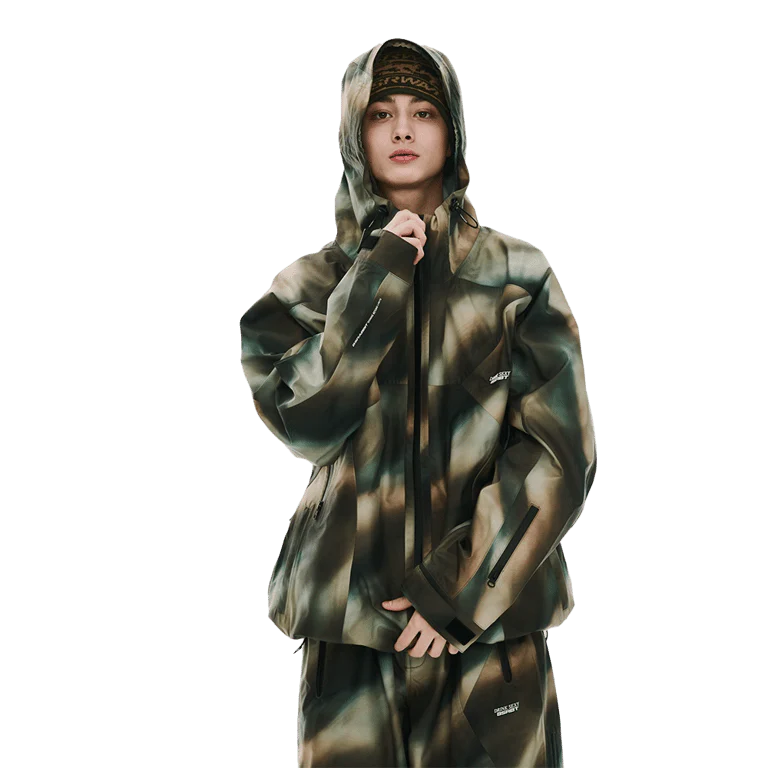 DSXBS 3L Seam Sealing Hooded Shell Snowboard Jacket - Image 4