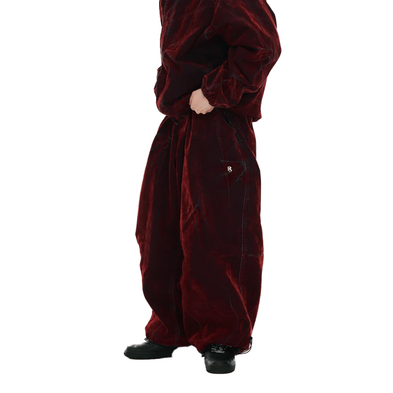 DSXBS Super Wide Pintuck Wax Real Denim Snowboard Pants - Image 7