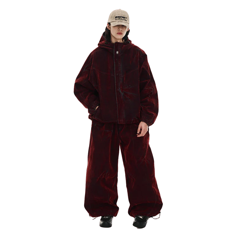 DSXBS Wax Real Denim Hooded Snowboard Jacket