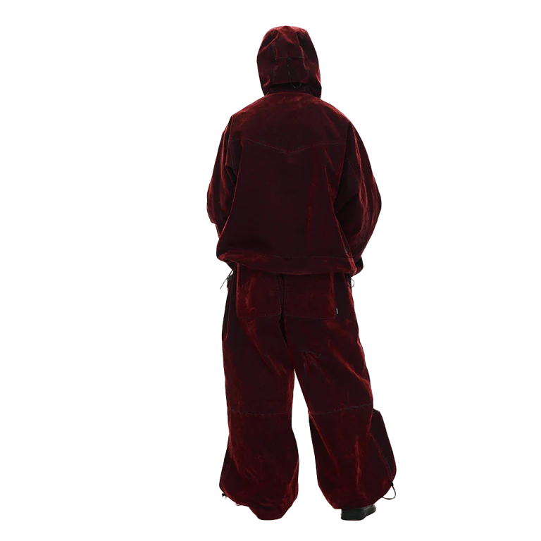 DSXBS Wax Real Denim Hooded Snowboard Jacket - Image 4
