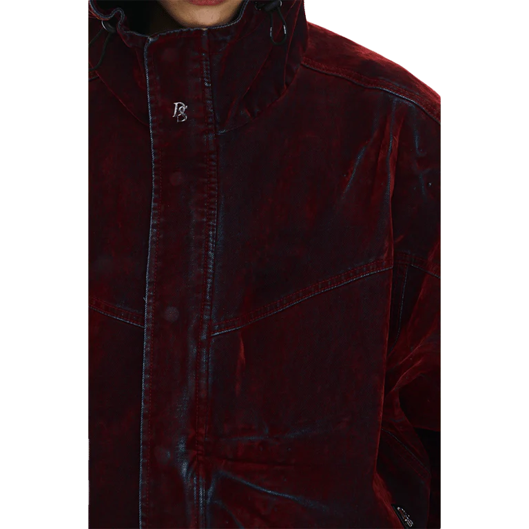 DSXBS Wax Real Denim Hooded Snowboard Jacket - Image 8