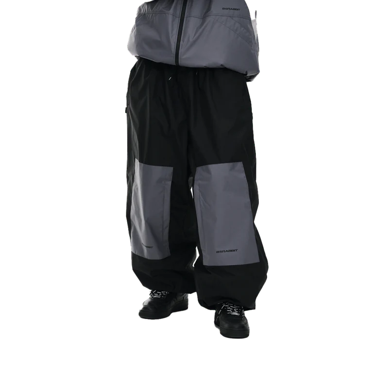 Dual Tone Super Wide Jogger Snowboard Pants - Image 10