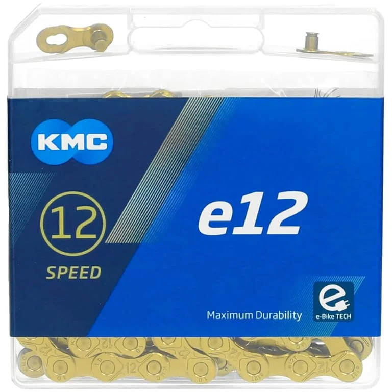E12 Ti-N Gold E-Bike Chain w/ Connect Link