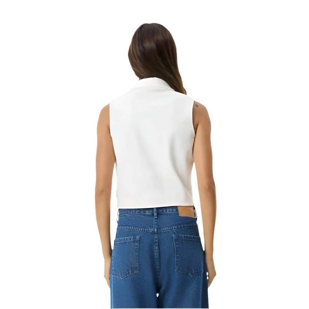 Eliza - Rib Sleeveless Shirt - Womens - Image 3