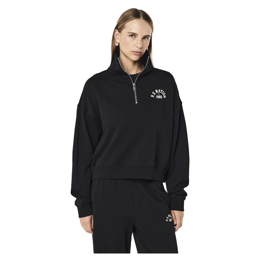 Established Oversized Quarter Zip Sweat - Womens