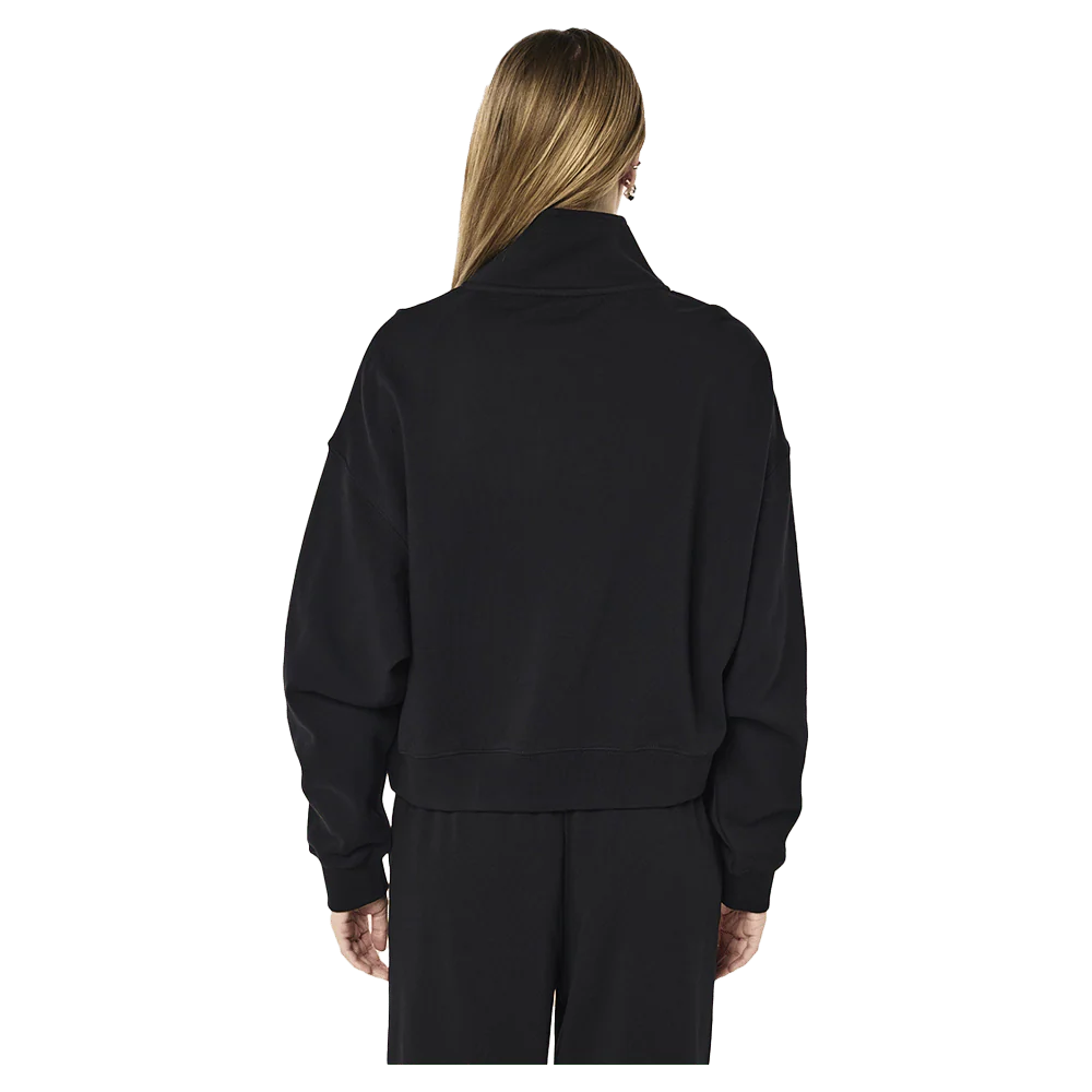 Established Oversized Quarter Zip Sweat - Womens - Image 4