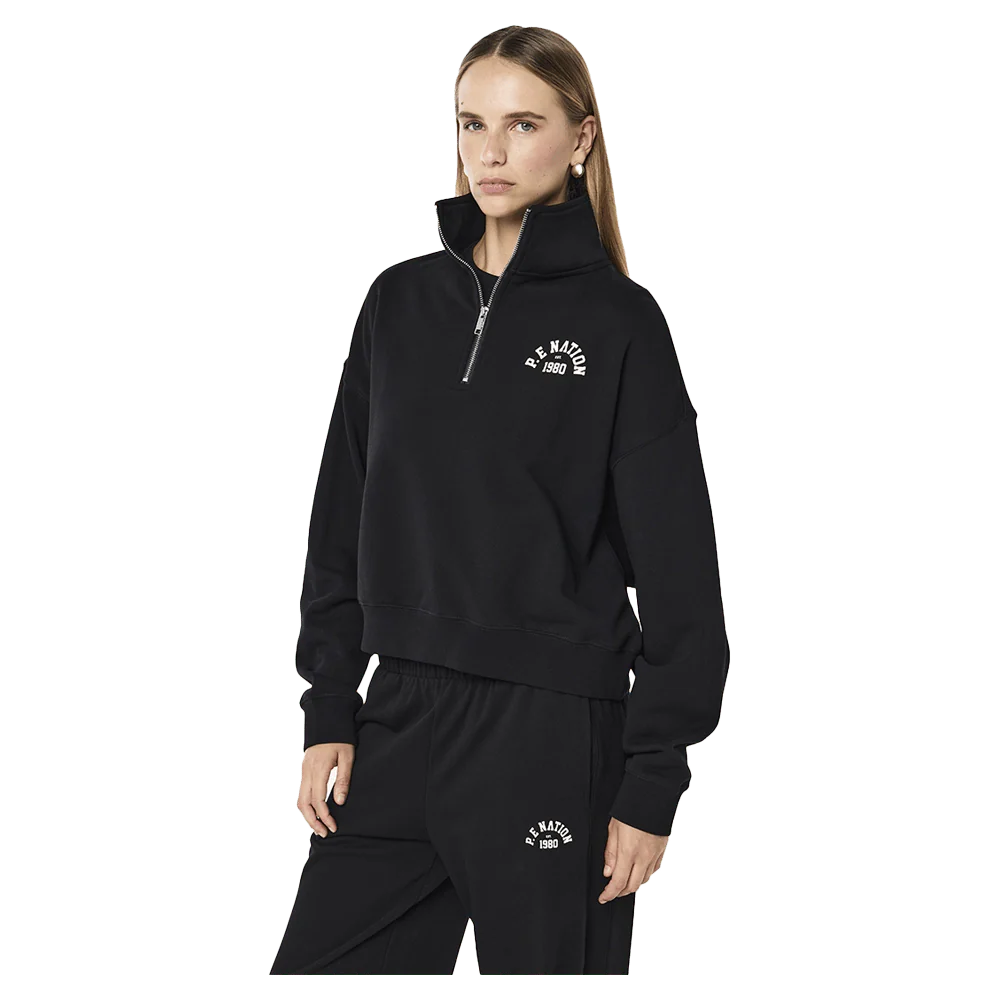 Established Oversized Quarter Zip Sweat - Womens - Image 5