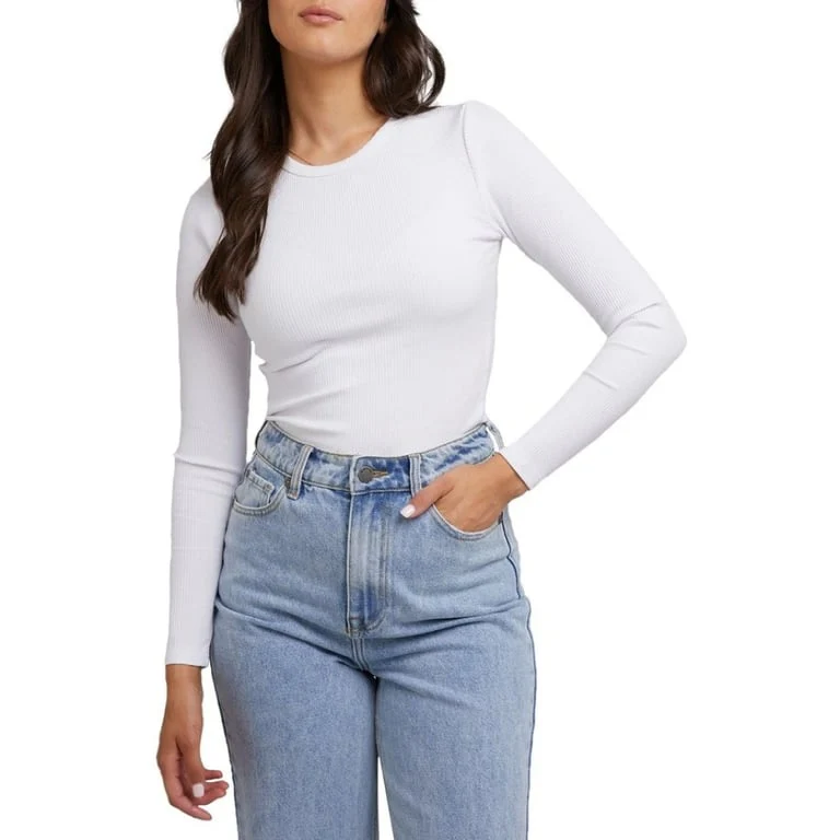 Eve Rib Baby L/S Tee - Womens - Image 3