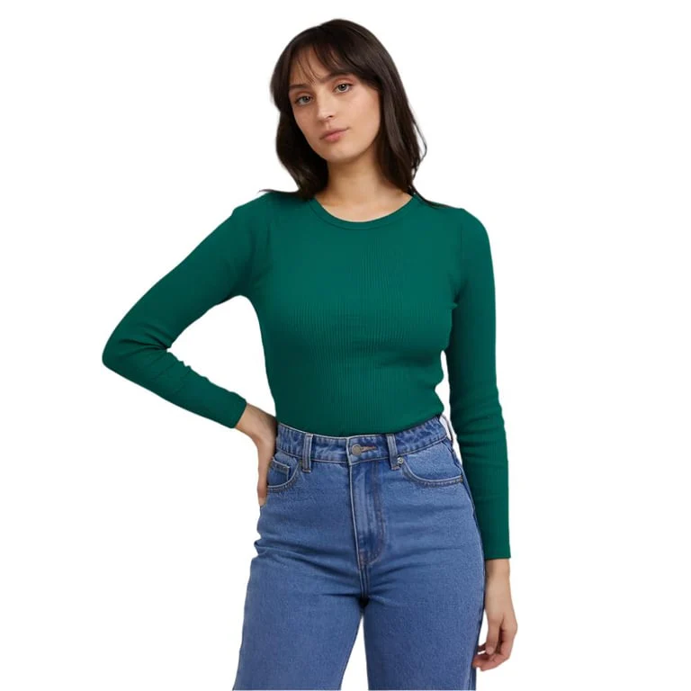 Eve Rib Baby L/S Tee - Womens - Image 4