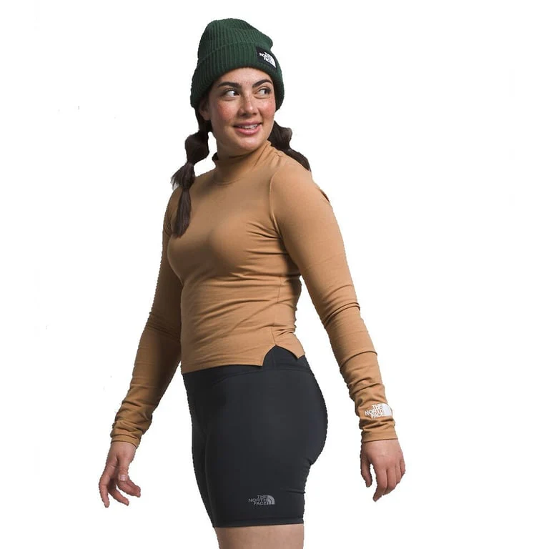 Evolution Fitted L/S Mock Neck Shirt - Womens