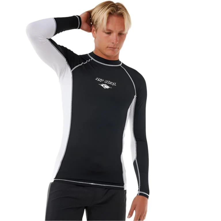 Fade Out UPF Perf L/S Rash Top