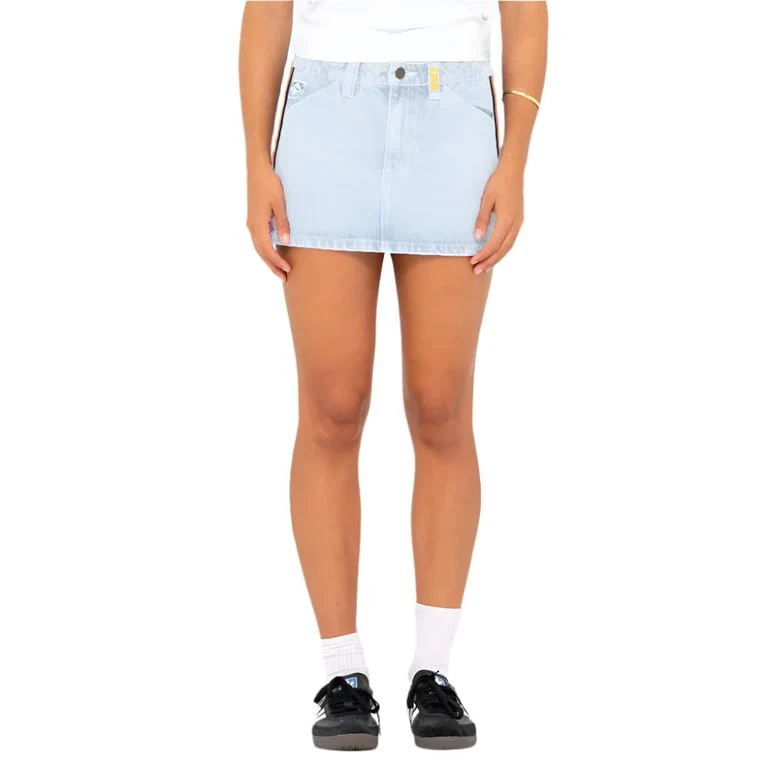 Flip Mommy Low Rise Mini Denim Skirt - Womens - Image 3