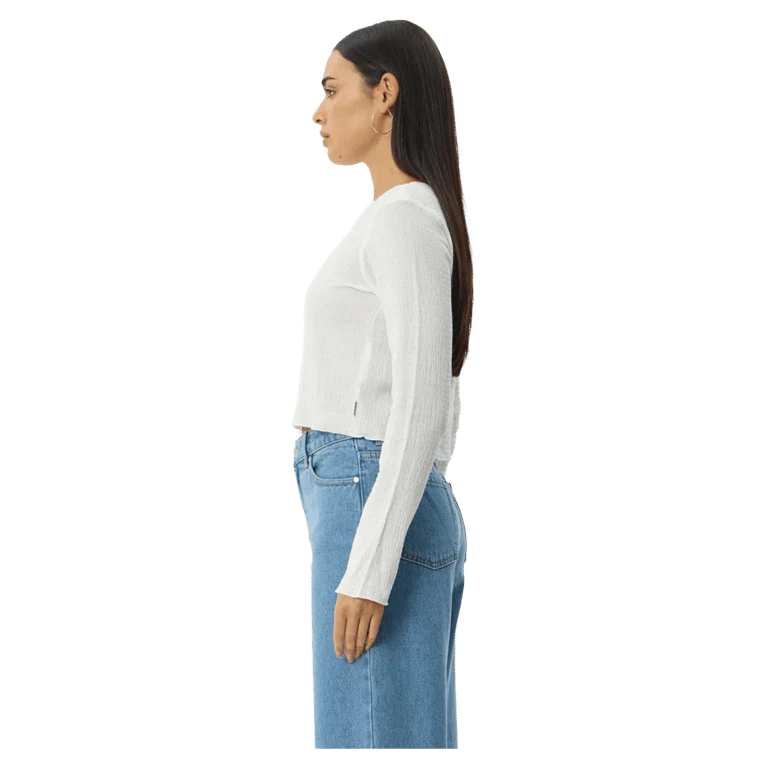 Focus Seersucker Long Sleeve Top - Womens - Image 6