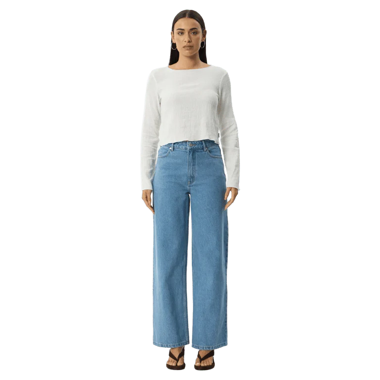 Focus Seersucker Long Sleeve Top - Womens - Image 8