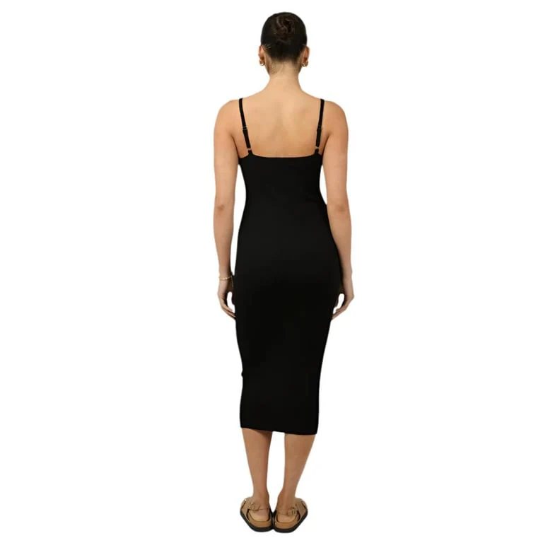Henley Knit Midi Dress - Womens - Image 3
