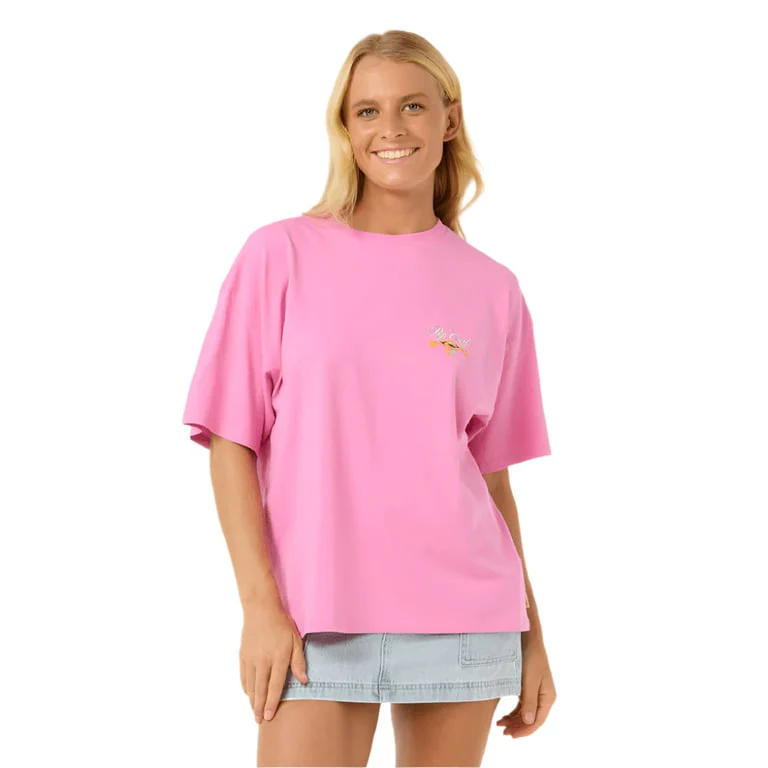 Hibiscus Diamond Heritage Tee - Womens - Image 3