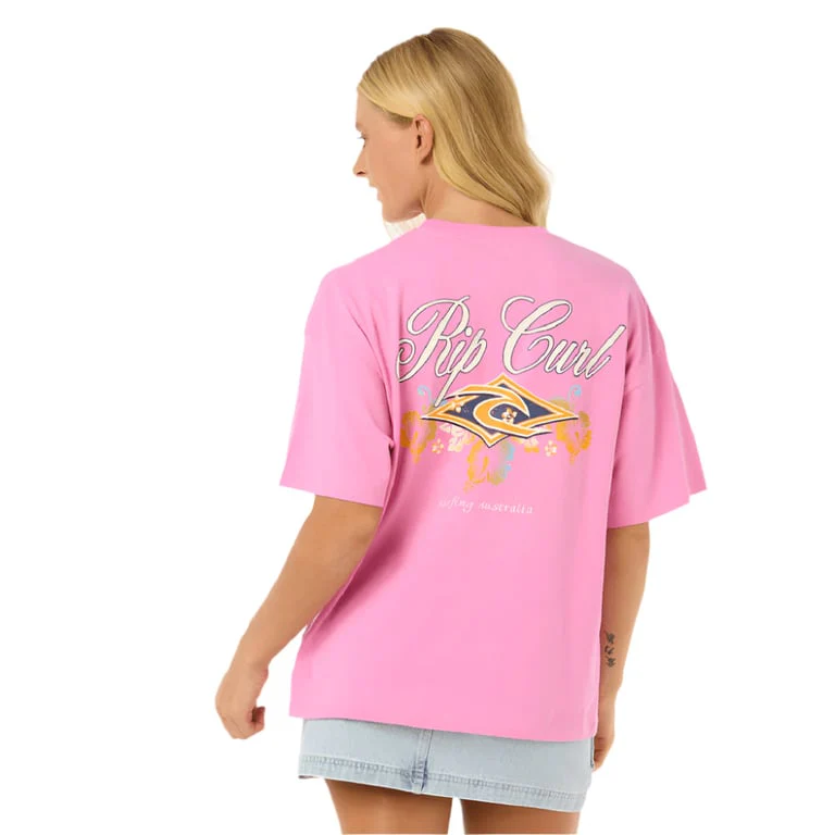 Hibiscus Diamond Heritage Tee - Womens - Image 4
