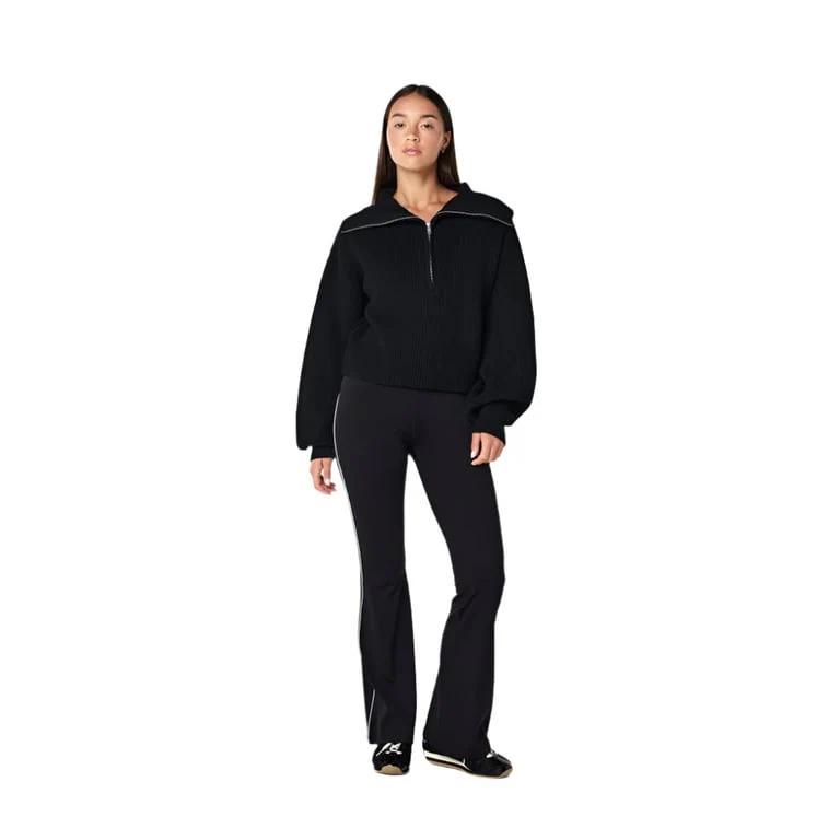 High Season Zip Neck Knit Jumper - Womens - Image 2