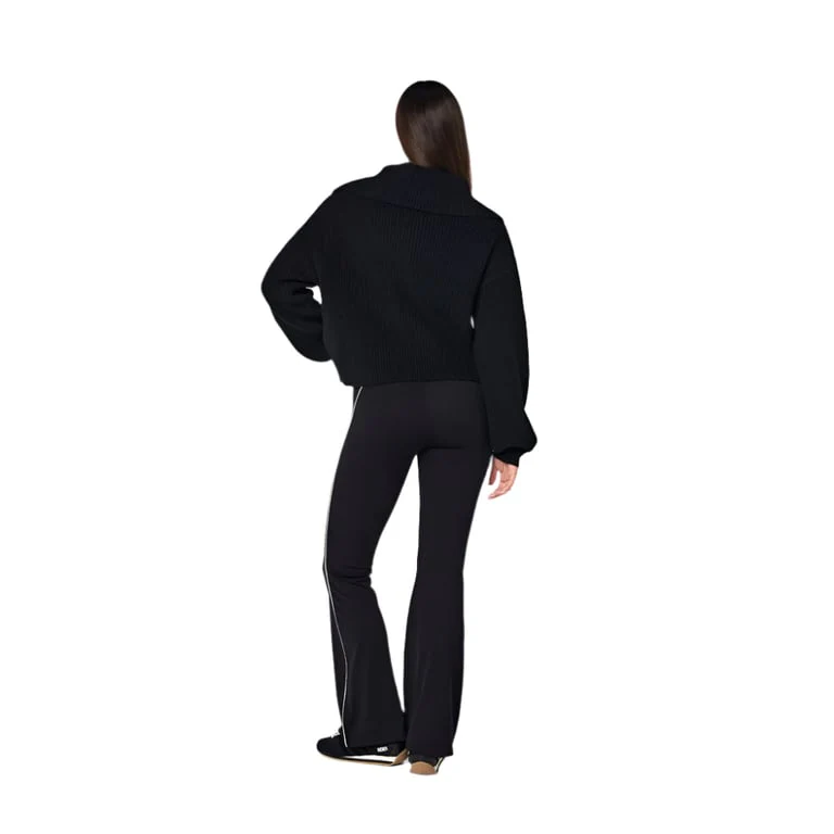 High Season Zip Neck Knit Jumper - Womens - Image 3