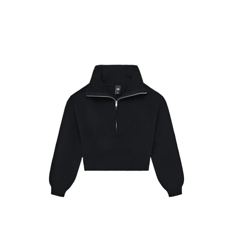 High Season Zip Neck Knit Jumper - Womens - Image 4