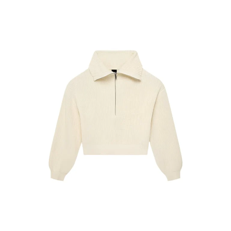 High Season Zip Neck Knit Jumper - Womens - Image 6