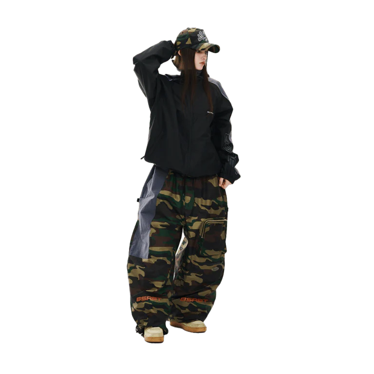 Light Weight Reflective Line Hooded Snowboard Jacket - Image 23