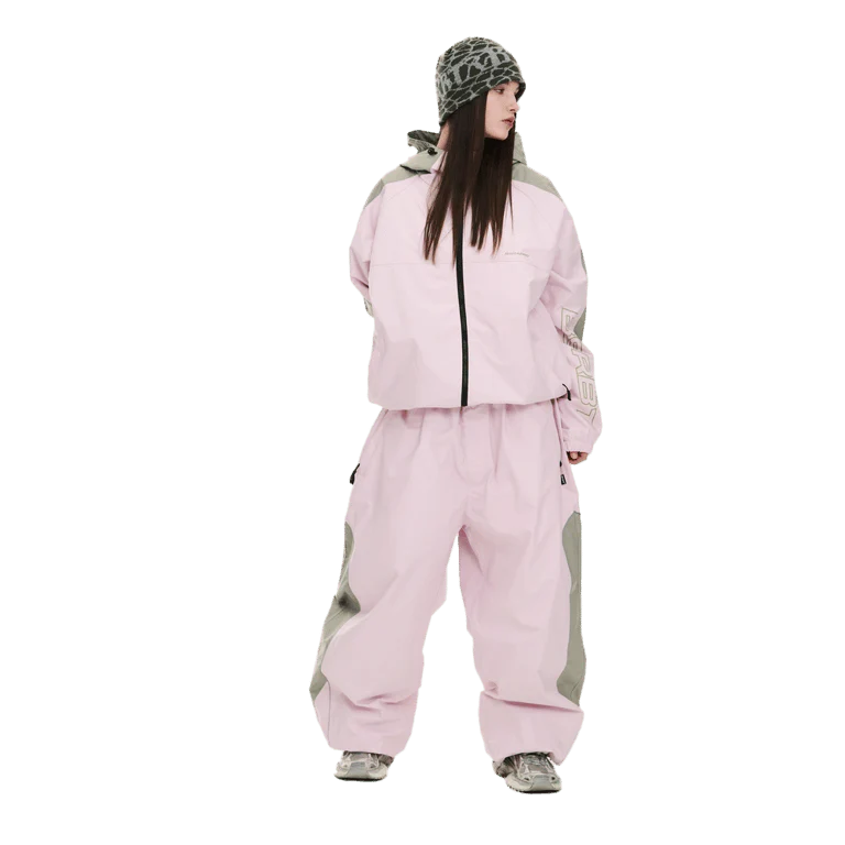 Light Weight Reflective Line Hooded Snowboard Jacket - Image 4