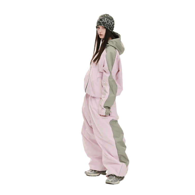 Light Weight Reflective Line Hooded Snowboard Jacket - Image 5