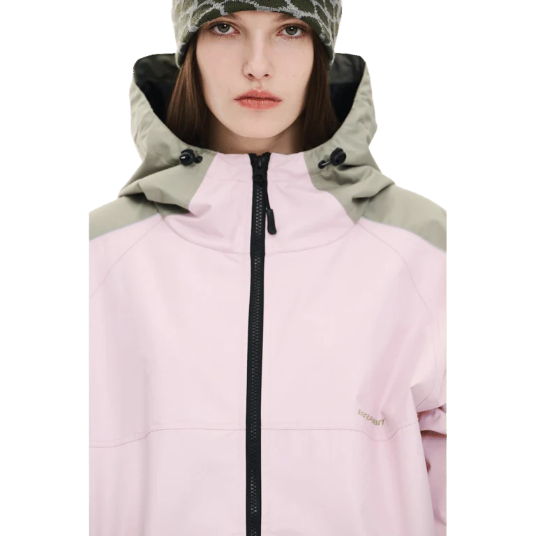 Light Weight Reflective Line Hooded Snowboard Jacket - Image 7