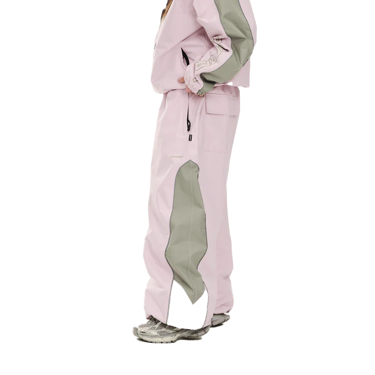 Light Weight Reflective Line Super Wide Jogger Snowboard Pants - Image 12