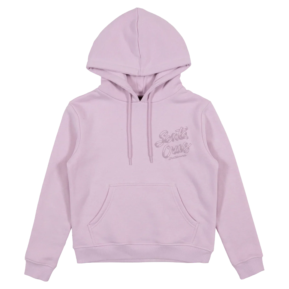 OS Ribbon Script Chest Hoodie - Kids