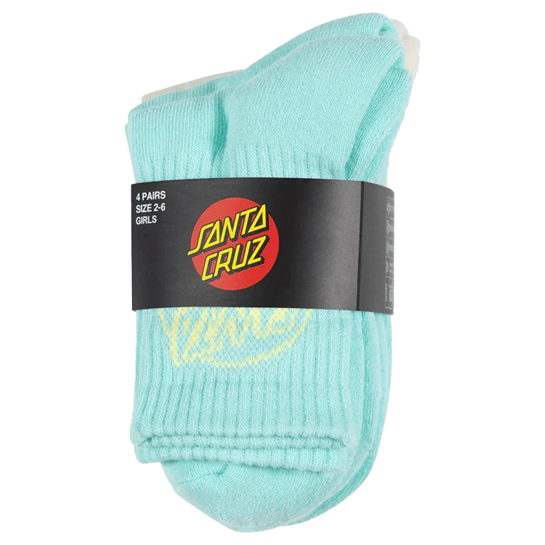 Oval Dot Mid Sock 4 Pack - Kids - Image 4