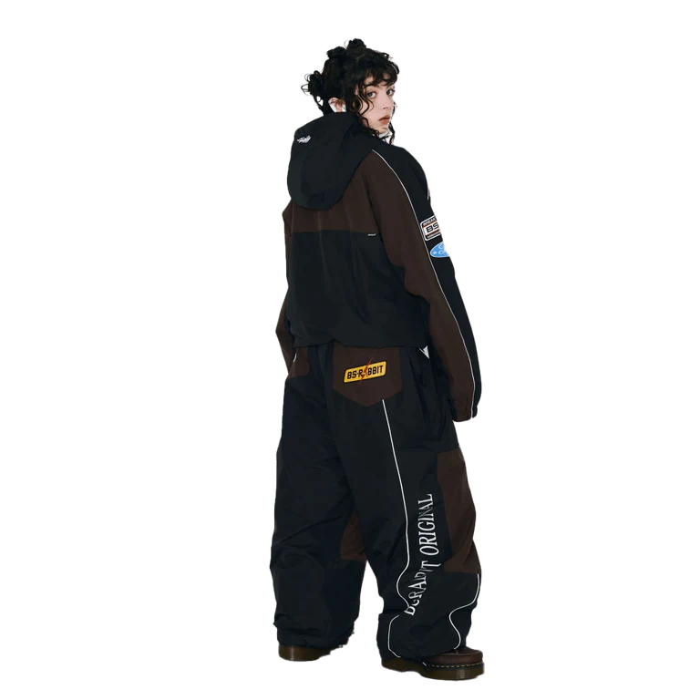 Patched Utility Hooded Snowboard Jacket - Image 2