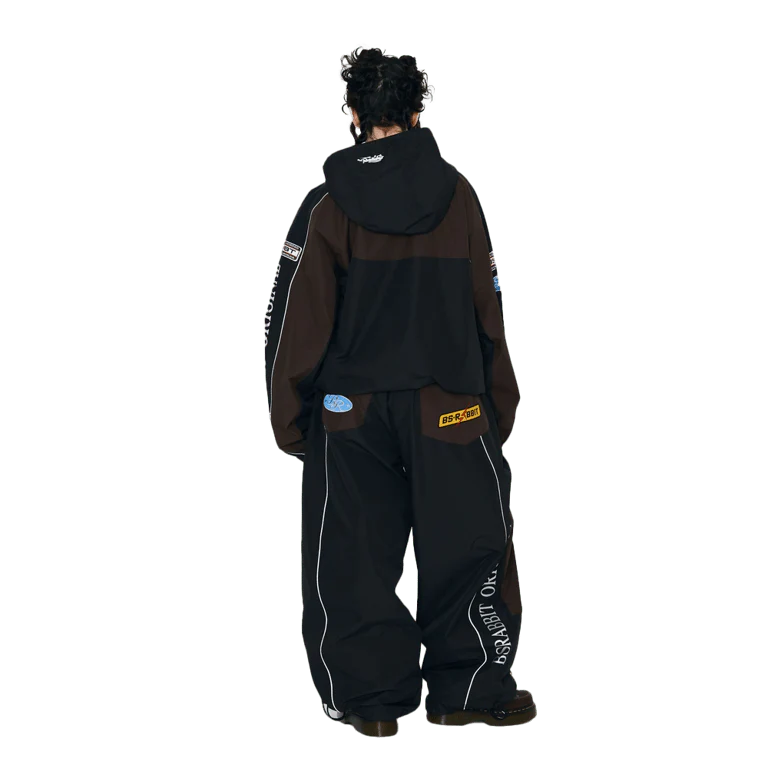 Patched Utility Hooded Snowboard Jacket - Image 3