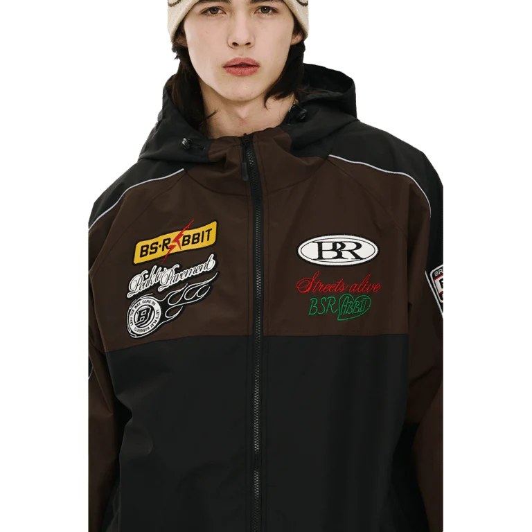 Patched Utility Hooded Snowboard Jacket - Image 7