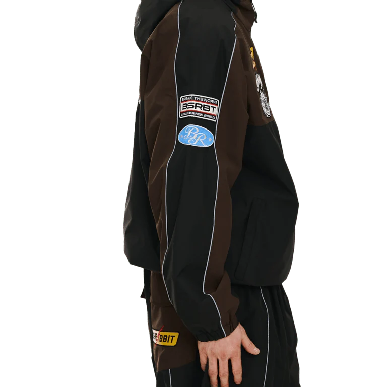 Patched Utility Hooded Snowboard Jacket - Image 9