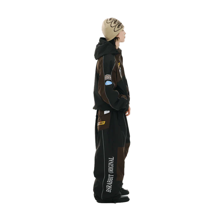 Patched Utility Super Wide Ventilation Snowboard Pants - Image 2