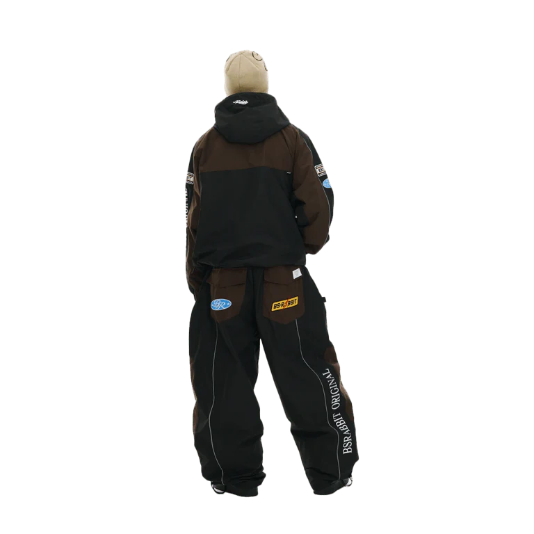 Patched Utility Super Wide Ventilation Snowboard Pants - Image 3