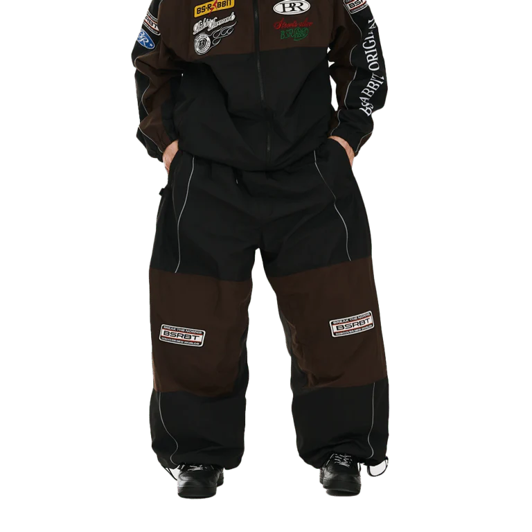 Patched Utility Super Wide Ventilation Snowboard Pants - Image 4