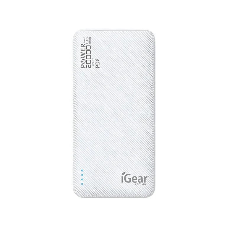Power Bank 20000mAh Dual USB & Type-C