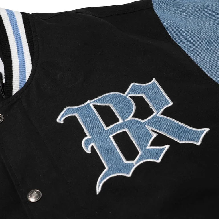 Smoking Rabbit 2Oz Insulated Varsity Jacket - Image 9
