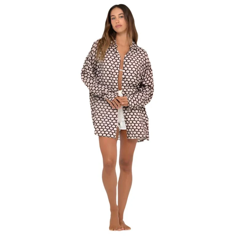 Sorrento Oversized Long Sleeve Shirt - Womens - Image 2