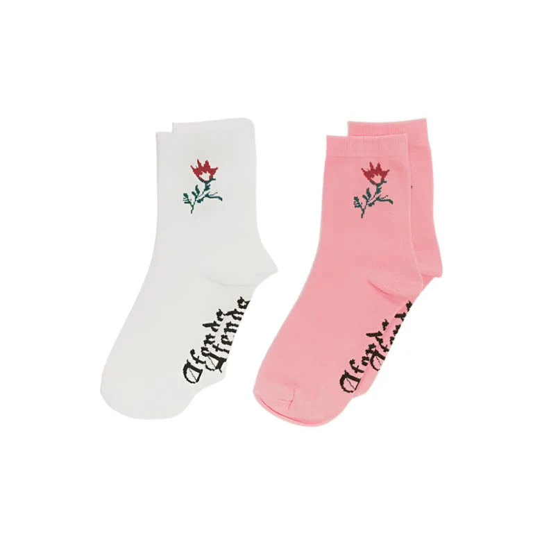 The Rose Recycled Socks Two Pack -Womens